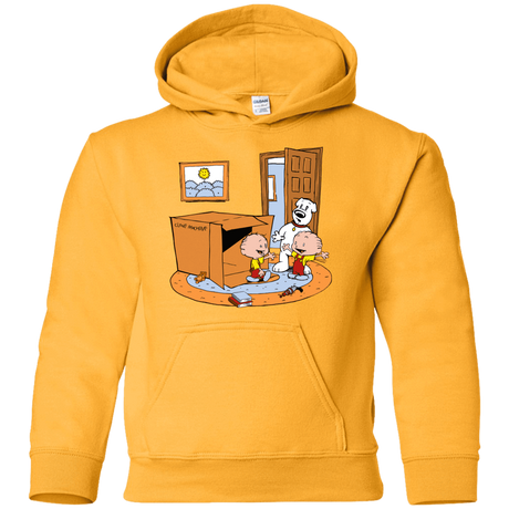 Sweatshirts Gold / YS Stewie and Brian Youth Hoodie
