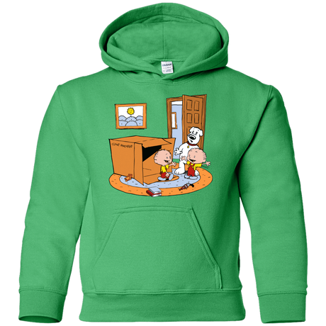 Sweatshirts Irish Green / YS Stewie and Brian Youth Hoodie