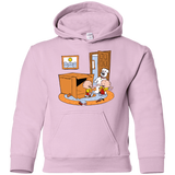 Sweatshirts Light Pink / YS Stewie and Brian Youth Hoodie