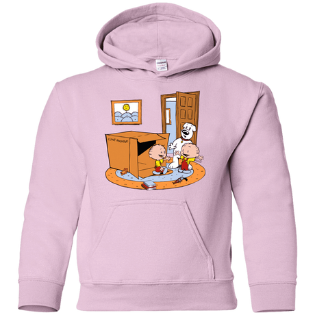 Sweatshirts Light Pink / YS Stewie and Brian Youth Hoodie