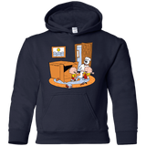 Sweatshirts Navy / YS Stewie and Brian Youth Hoodie