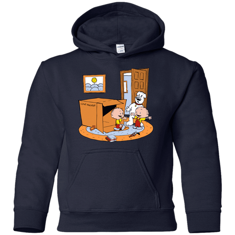 Sweatshirts Navy / YS Stewie and Brian Youth Hoodie