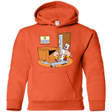 Sweatshirts Orange / YS Stewie and Brian Youth Hoodie