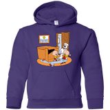 Sweatshirts Purple / YS Stewie and Brian Youth Hoodie