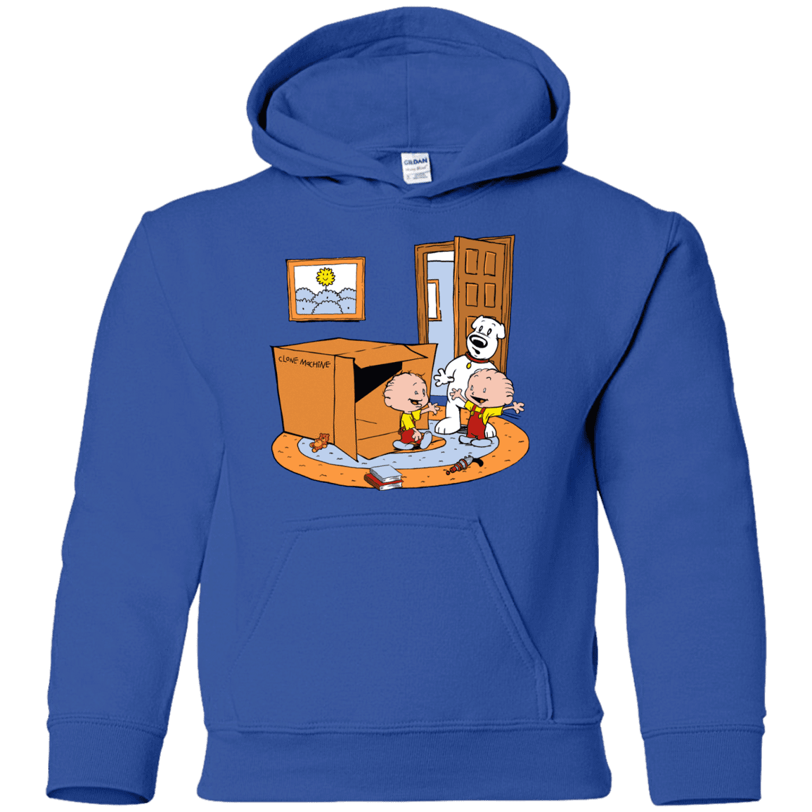Sweatshirts Royal / YS Stewie and Brian Youth Hoodie