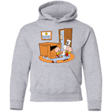 Sweatshirts Sport Grey / YS Stewie and Brian Youth Hoodie
