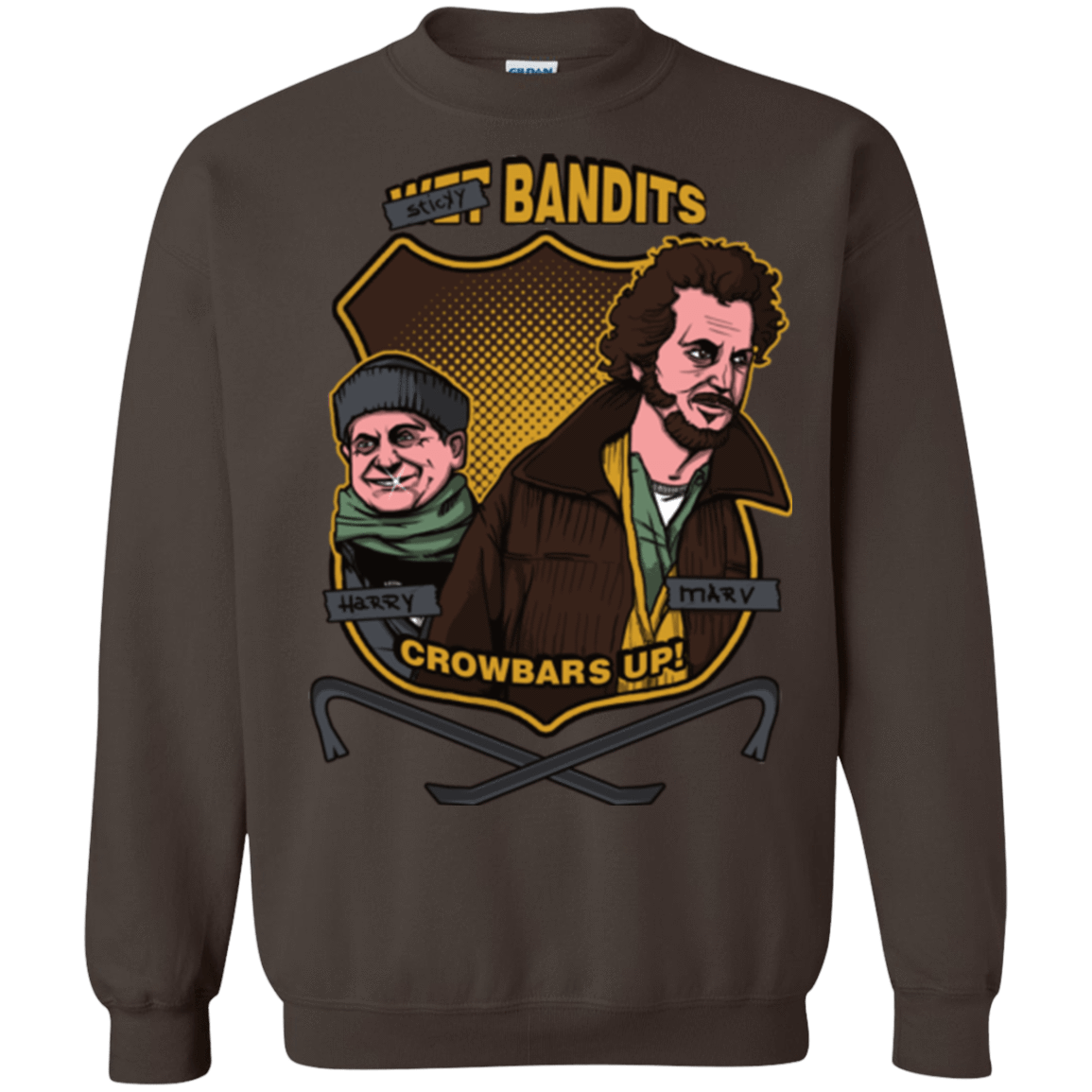Sweatshirts Dark Chocolate / Small Sticky Bandits Crewneck Sweatshirt