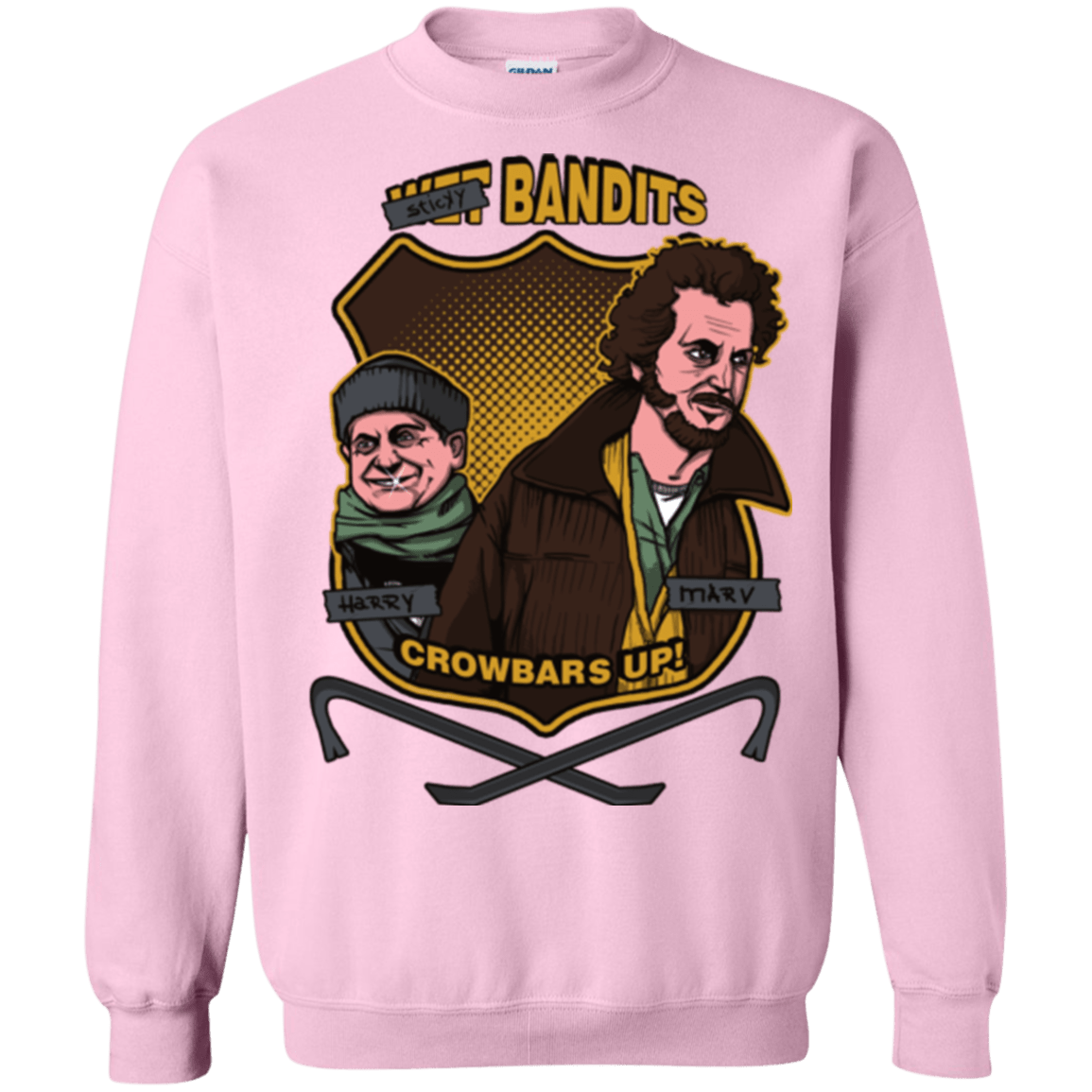 Sweatshirts Light Pink / Small Sticky Bandits Crewneck Sweatshirt
