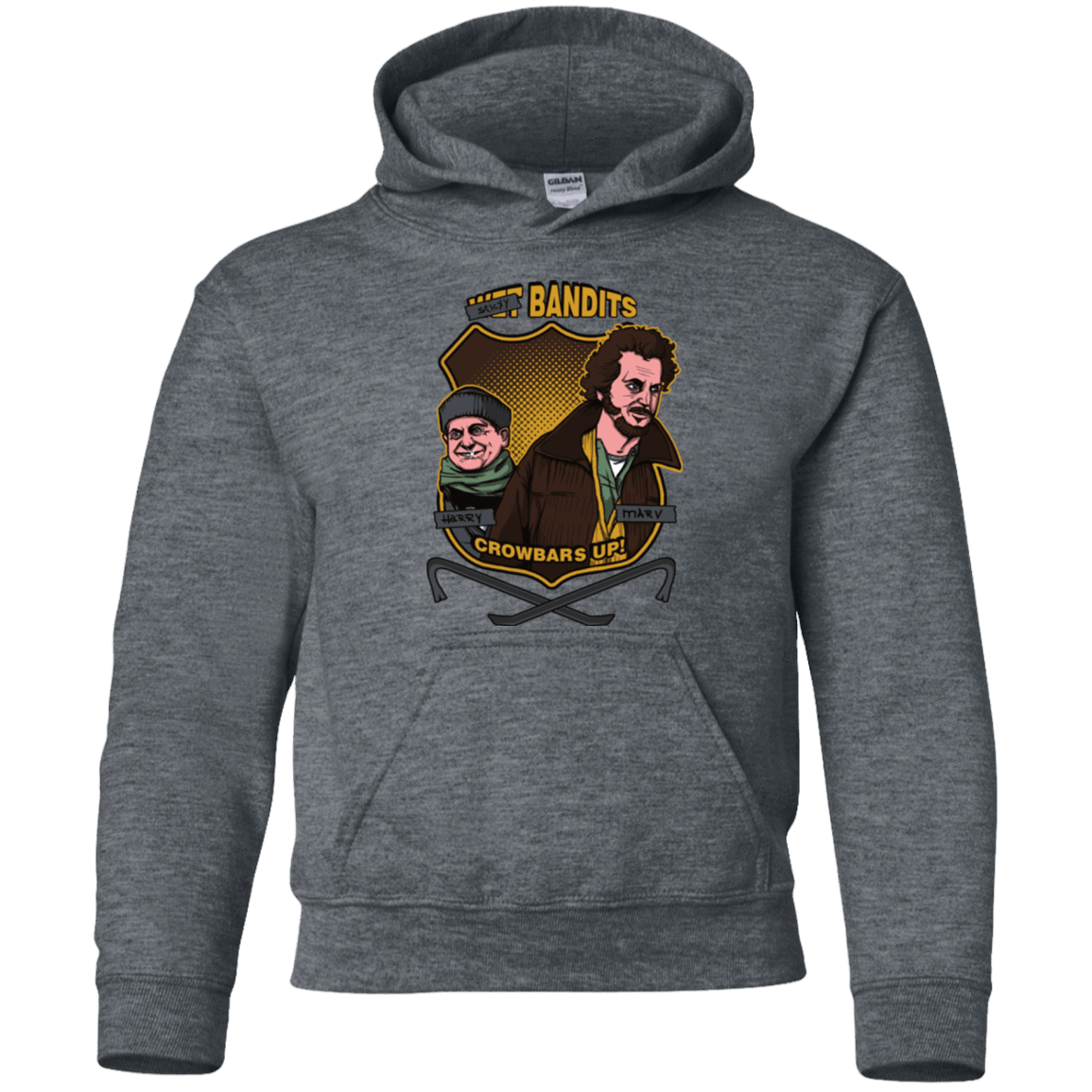 Sweatshirts Dark Heather / YS Sticky Bandits Youth Hoodie