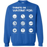 Sweatshirts Royal / Small Still Waiting Crewneck Sweatshirt