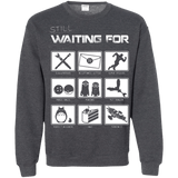 Sweatshirts Dark Heather / Small Still Waiting Part 2 Crewneck Sweatshirt