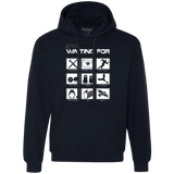 Sweatshirts Navy / Small Still Waiting Part 2 Premium Fleece Hoodie