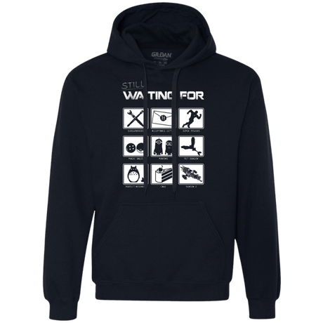Sweatshirts Navy / Small Still Waiting Part 2 Premium Fleece Hoodie