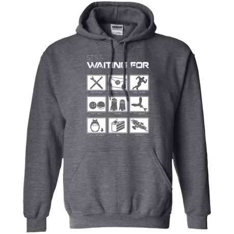 Sweatshirts Dark Heather / Small Still Waiting Part 2 Pullover Hoodie