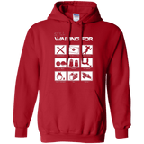 Sweatshirts Red / Small Still Waiting Part 2 Pullover Hoodie