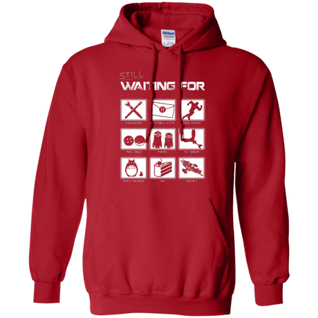 Sweatshirts Red / Small Still Waiting Part 2 Pullover Hoodie