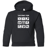 Sweatshirts Black / YS Still Waiting Part 2 Youth Hoodie
