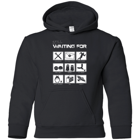 Sweatshirts Black / YS Still Waiting Part 2 Youth Hoodie