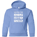Sweatshirts Carolina Blue / YS Still Waiting Part 2 Youth Hoodie
