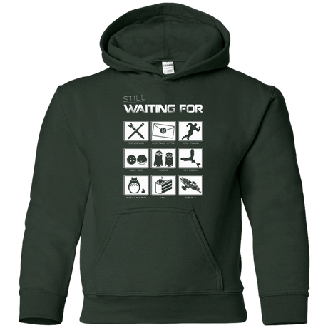 Sweatshirts Forest Green / YS Still Waiting Part 2 Youth Hoodie