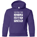 Sweatshirts Purple / YS Still Waiting Part 2 Youth Hoodie