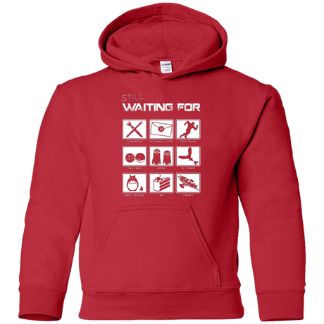 Sweatshirts Red / YS Still Waiting Part 2 Youth Hoodie