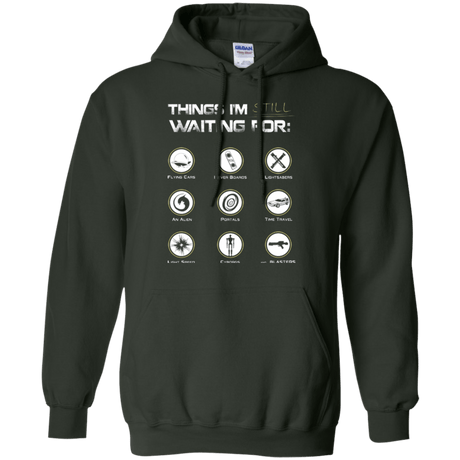 Sweatshirts Forest Green / Small Still Waiting Pullover Hoodie