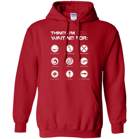 Sweatshirts Red / Small Still Waiting Pullover Hoodie