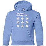 Sweatshirts Carolina Blue / YS Still Waiting Youth Hoodie