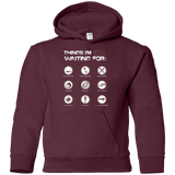 Sweatshirts Maroon / YS Still Waiting Youth Hoodie