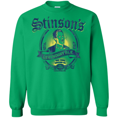 Sweatshirts Irish Green / Small Stinsons Legendary Ale Crewneck Sweatshirt