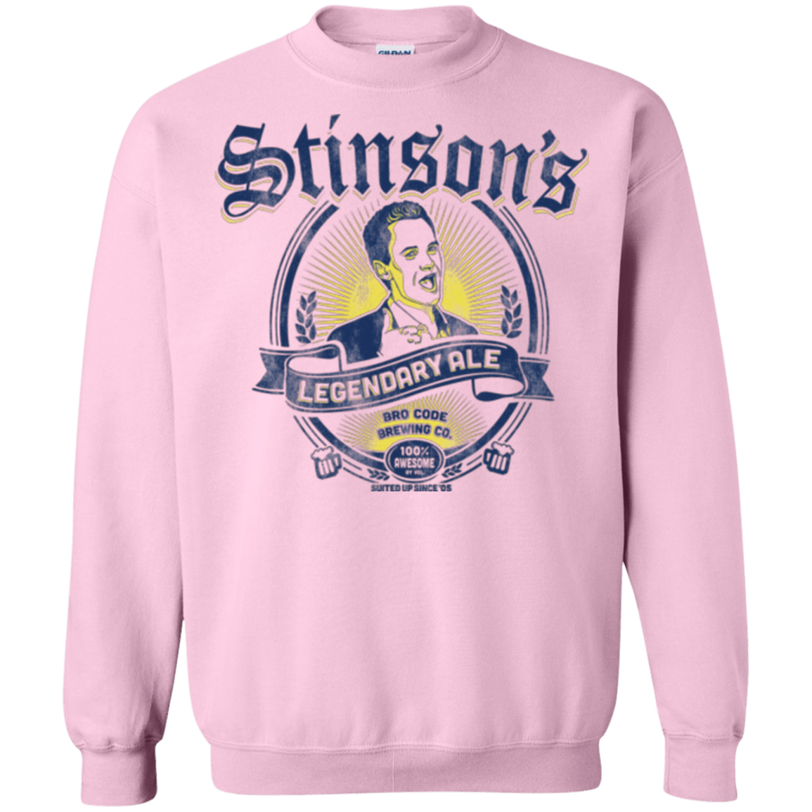 Sweatshirts Light Pink / Small Stinsons Legendary Ale Crewneck Sweatshirt