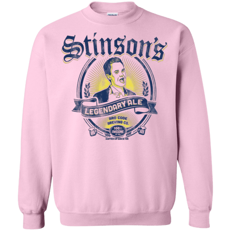 Sweatshirts Light Pink / Small Stinsons Legendary Ale Crewneck Sweatshirt