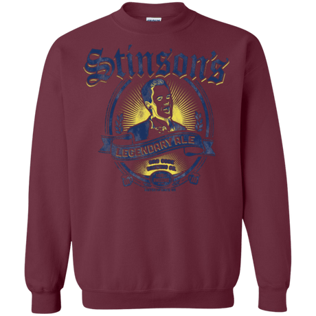 Sweatshirts Maroon / Small Stinsons Legendary Ale Crewneck Sweatshirt