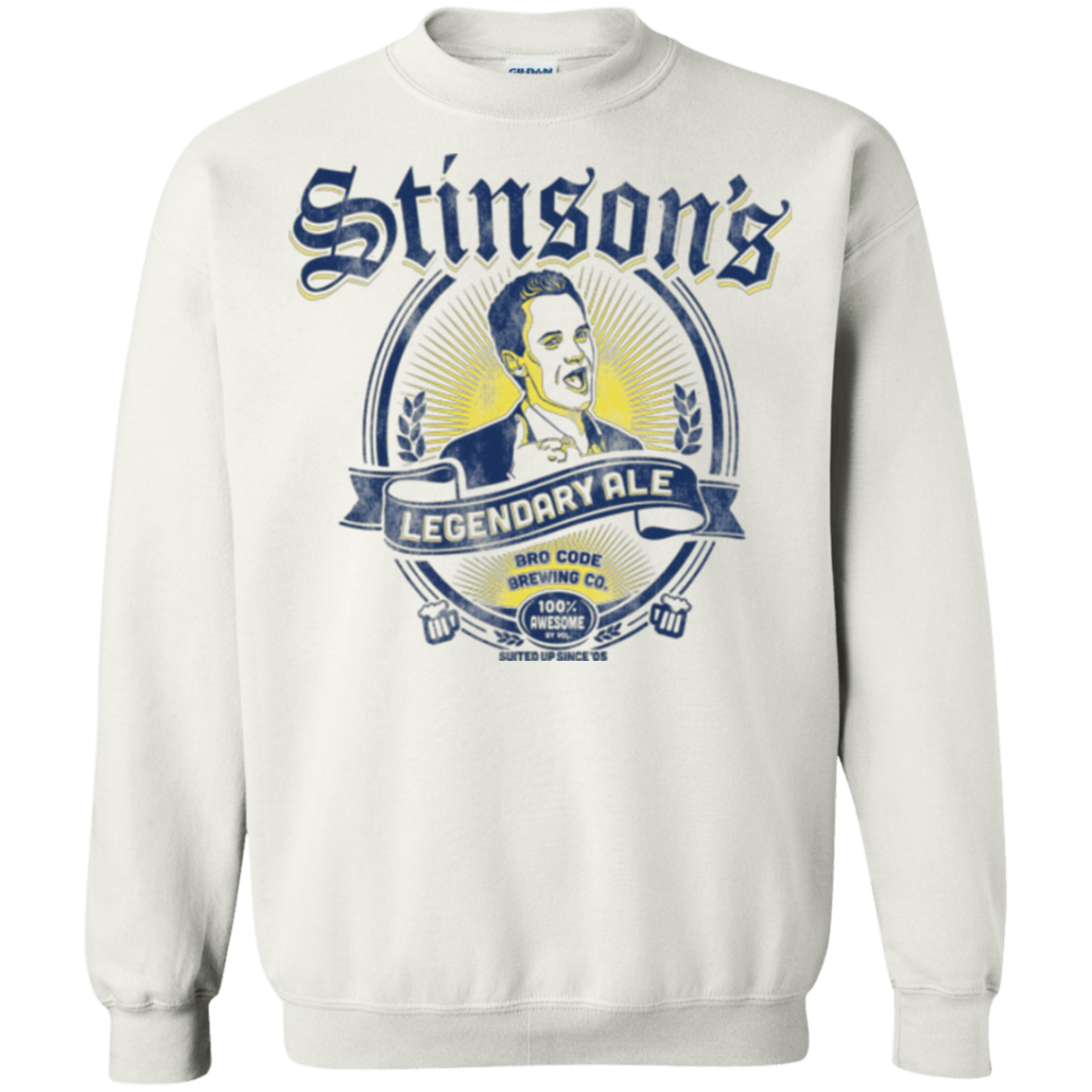 Sweatshirts White / Small Stinsons Legendary Ale Crewneck Sweatshirt