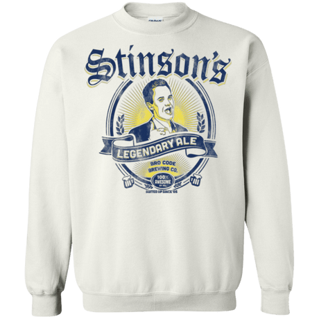 Sweatshirts White / Small Stinsons Legendary Ale Crewneck Sweatshirt
