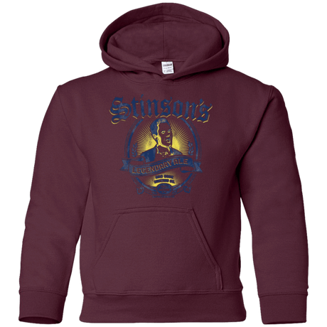 Sweatshirts Maroon / YS Stinsons Legendary Ale Youth Hoodie