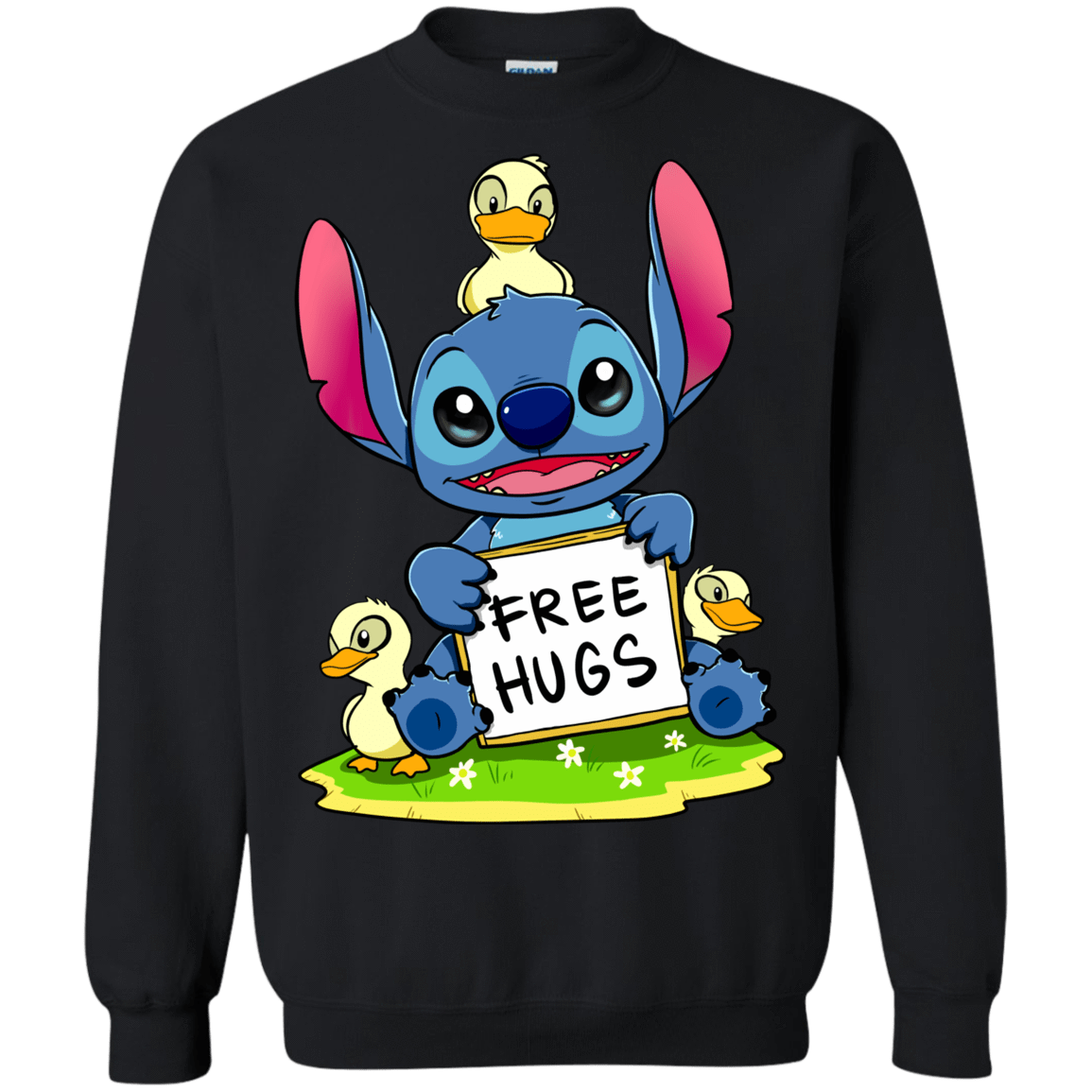 Sweatshirts Black / S Stitch Hug Crewneck Sweatshirt