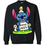 Sweatshirts Black / S Stitch Hug Crewneck Sweatshirt