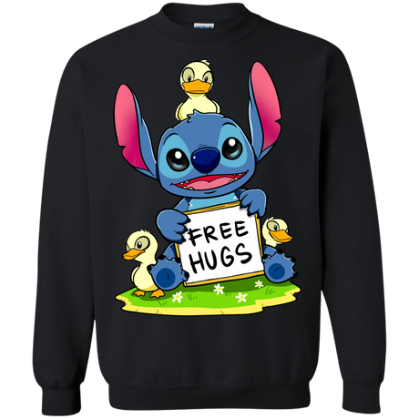 Sweatshirts Black / S Stitch Hug Crewneck Sweatshirt