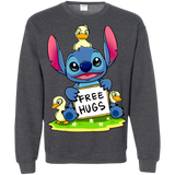 Sweatshirts Dark Heather / S Stitch Hug Crewneck Sweatshirt