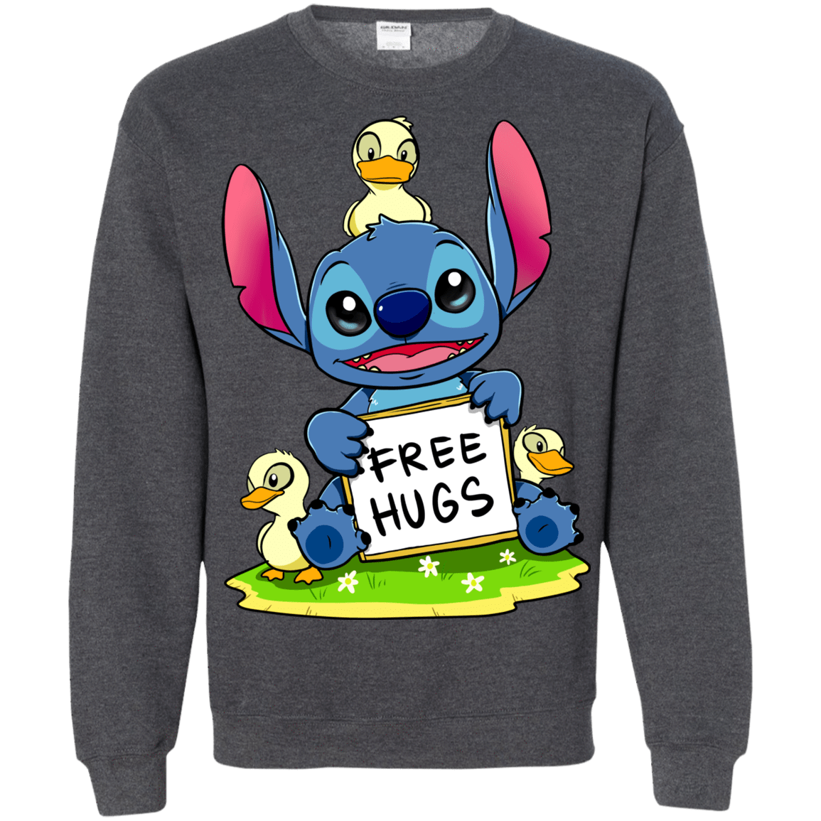 Sweatshirts Dark Heather / S Stitch Hug Crewneck Sweatshirt