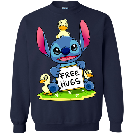 Sweatshirts Navy / S Stitch Hug Crewneck Sweatshirt