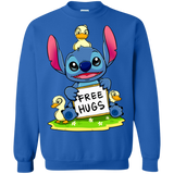 Sweatshirts Royal / S Stitch Hug Crewneck Sweatshirt