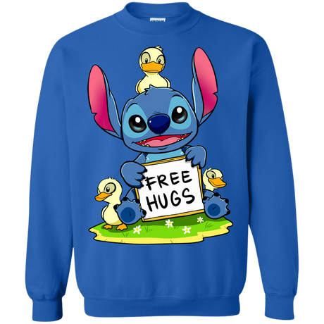 Sweatshirts Royal / S Stitch Hug Crewneck Sweatshirt