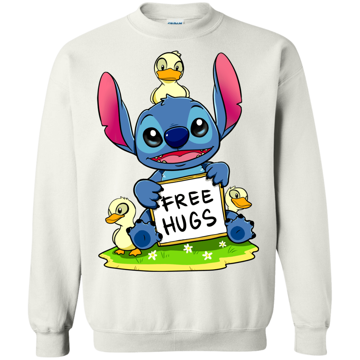 Sweatshirts White / S Stitch Hug Crewneck Sweatshirt