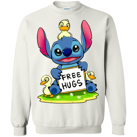 Sweatshirts White / S Stitch Hug Crewneck Sweatshirt