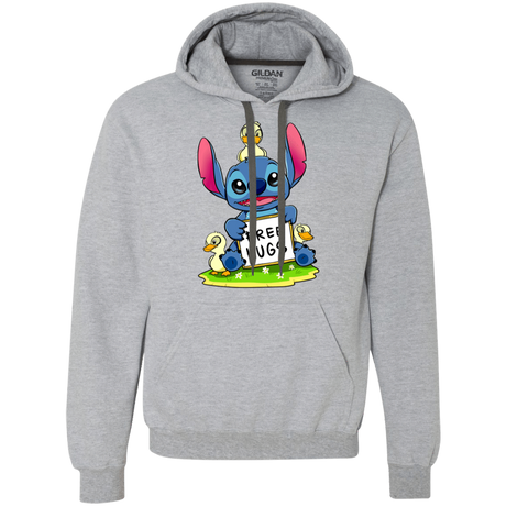 Sweatshirts Sport Grey / 2XL Stitch Hug Premium Fleece Hoodie