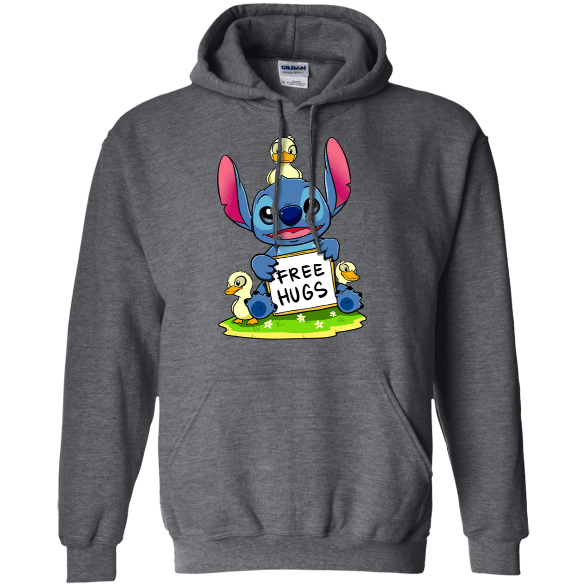 Sweatshirts Dark Heather / S Stitch Hug Pullover Hoodie