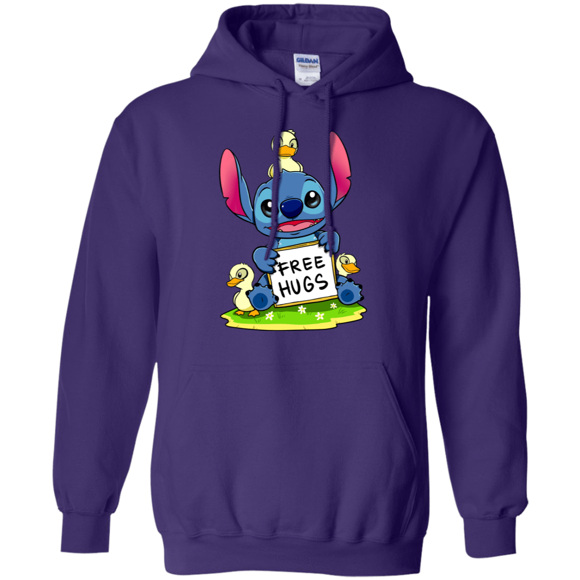 Sweatshirts Purple / S Stitch Hug Pullover Hoodie